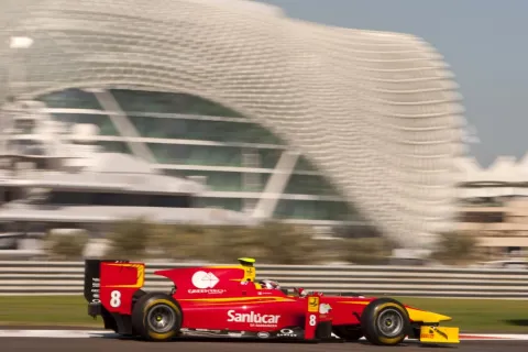 #8 Nathanaël Berthon – Racing Engineering – Dallara GP2/11 - Mecachrome – GP2 Finals 2011-2012