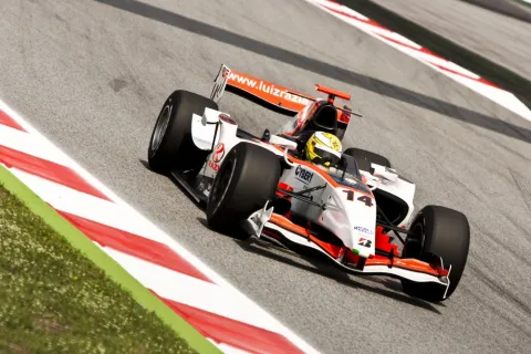#14 Luiz Razia – Rapax Team – Dallara GP2/08 - Renault – GP2 Serie 2010