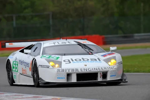 #55 Filip Salaquarda – Reiter Engineering – Lamborghini Murcielago R-GT – LeMans Serie (LMS) 2009