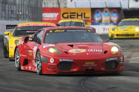 #62/61 Jamie, jr. Melo – Risi Competizione – Ferrari F430 GT2 – Amerikanische LeMans Serie 2010