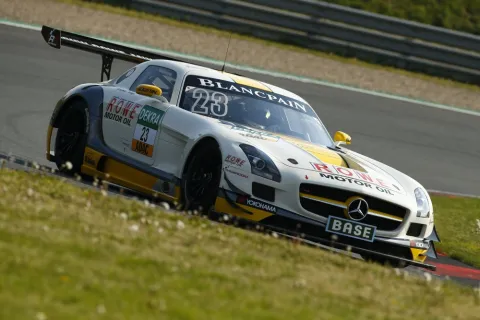 #23 Jan Seyffarth – Rowe Racing – Mercedes SLS AMG GT3 – ADAC GT Masters 2014