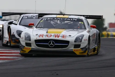 #99 Stef Dusseldorp – Rowe Racing – Mercedes SLS AMG GT3 – Blancpain Langstrecken Serie 2015