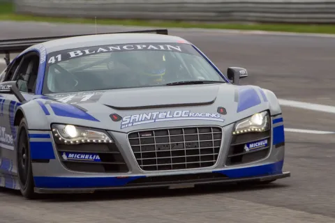 #41 Robert Hissom – Sainteloc Racing – Audi R8 LMS – Blancpain Langstrecken Serie 2012