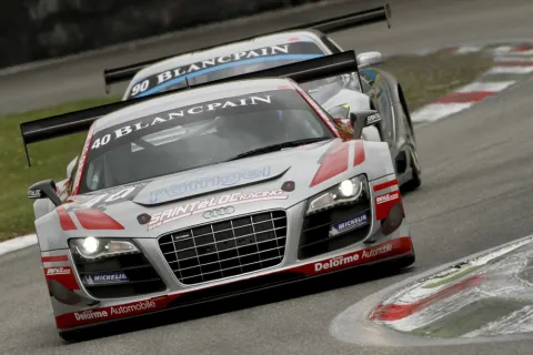 #40 David Hallyday – Sainteloc Racing – Audi R8 LMS ultra – Blancpain Langstrecken Serie 2012