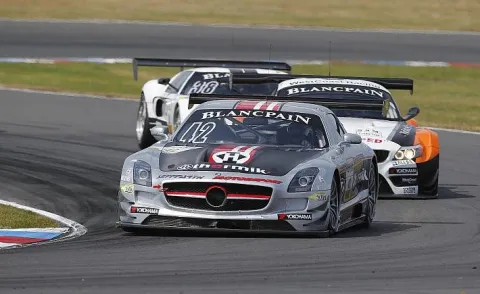 #42 Jan Seyffarth – SMS Seyffarth Motorsport – Mercedes SLS AMG GT3 – ADAC GT Masters 2012