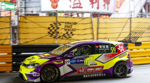 #59 Anson Kwai Wah Wong – Son Veng Racing Team – Volkswagen Golf GTI TCR – FIA Tourenwagen Weltcup 2019