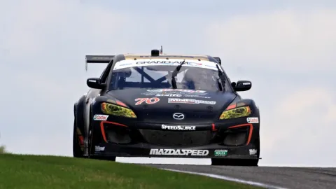 #70 Sylvain Tremblay – Speedsource – Mazda RX-8 GT – Grand-Am Sportwagen Serie 2012