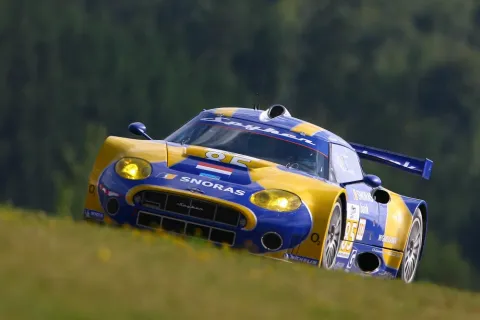 #85 Jaroslav Janis – Spyker Squadron – Spyker C8 Laviolette GT2R – LeMans Serie (LMS) 2009