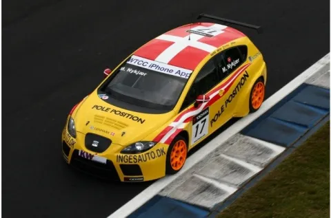 #17 Michel Nykjaer – Sunred Engineering – Seat Leon TDI – FIA Tourenwagen Weltmeisterschaft 2011