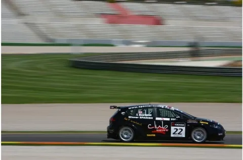 #22 Tom Boardman – Sunred Engineering – Seat Leon TFSI – FIA Tourenwagen Weltmeisterschaft 2009