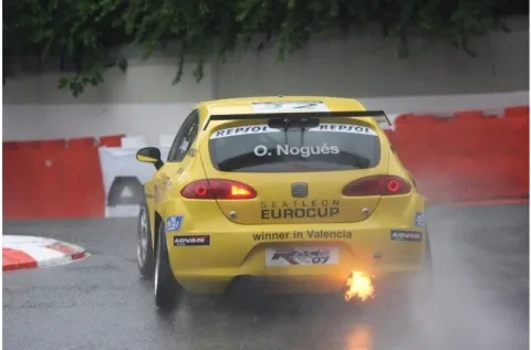 #32 Oscar Nogues – Sunred Engineering – Seat Leon TFSI – FIA Tourenwagen Weltmeisterschaft 2008