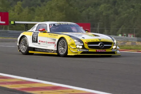 #19 Manuel Metzger – Team Black Falcon – Mercedes SLS AMG GT3 – Blancpain Langstrecken Serie 2012