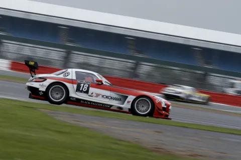 #18 Mike Parisy – Team Black Falcon – Mercedes SLS AMG GT3 – Blancpain Langstrecken Serie 2012
