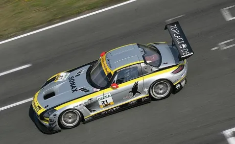 #21 Jan Seyffarth – Team Black Falcon – Mercedes SLS AMG GT3 – ADAC GT Masters 2011