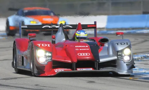 #1 Romain Dumas – Team Joest – Audi R15 TDI plus – Amerikanische LeMans Serie 2011
