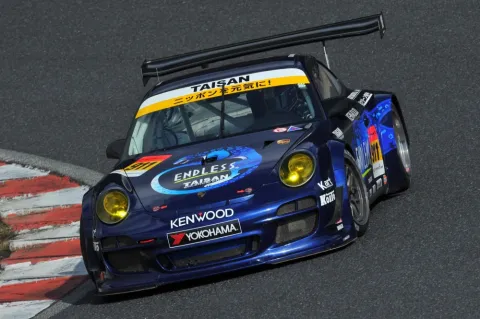 #911 Kyosuke Mineo – Team Taisan – Porsche 911 GT3 R (997) – Japanische Super GT Serie 2012