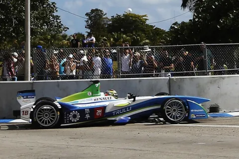 #18 Vitantonio Liuzzi – Trulli GP – Spark SRT 01E - McLaren – FIA Formel E Meisterschaft 2014-2015