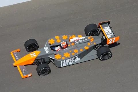 #21 James Davison – Vision Racing – Dallara IP2 - Infiniti – IRL Indy Lights 2009